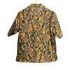 Reversible Camp Collar Shirt Floral Fil Coupe Gold Black