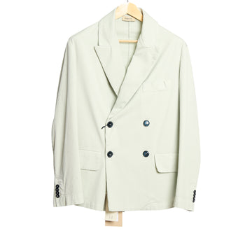 Rissante Double Breasted Jacket Twill Glass