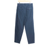 Canasta Button Waist Cotton Poplin Trouser Navy