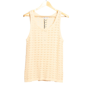 Cray Crochet Tank Cotton Ecru