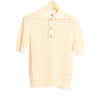 Curt Lace Polo Shirt Cotton Ecru