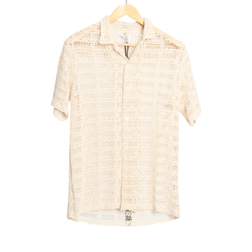 Duane Short Sleeve Shirt Cotton Lace