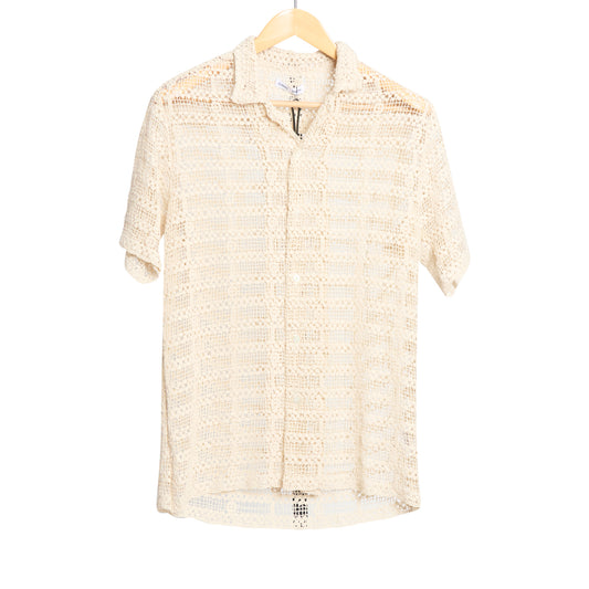 Duane Short Sleeve Shirt Cotton Lace