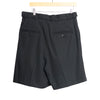 Marshall Double Pleated Belted Wide Leg Short Black