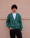 Cueva x Doppiaa FW24 Collaboration Cardigan Verde Marcio