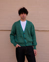 Cueva x Doppiaa FW24 Collaboration Cardigan Verde Marcio