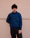 Cueva x Doppiaa FW24 Collaboration Turtle Neck Royal Blue Black
