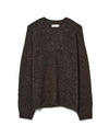 Jim Crew Neck Knit Wool Blend Deep Truffle