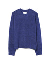 Jim Crew Neck Knit Wool Blend Blue Ignition