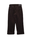 Wide Leg Trouser Corduroy Dark Brown