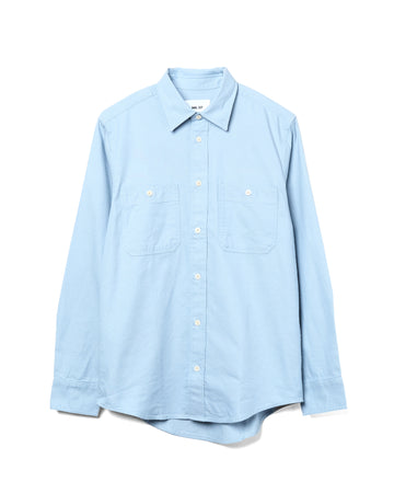 Colby Shirt Cotton Blend Sky Mist