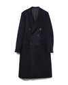 Double Breasted Coat Wool Navy