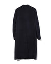 Double Breasted Coat Wool Navy
