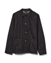Aiko Jacket Cotton Dark Brown Melange