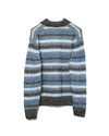 Erling Polo Knit Cotton Blend Navy Multi
