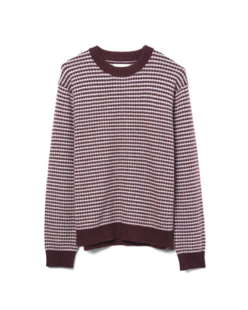 Russell Crew Neck Knit Cotton Blend Winetasting