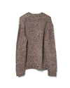 Flint V Neck Knit Wool Blend Deep Truffle