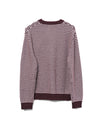 Russell Crew Neck Knit Cotton Blend Winetasting