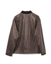 Reversible Blouson Waxed Cotton Corduroy Brown