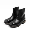 Engine Boot Deep Black Leather