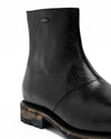Engine Boot Deep Black Leather