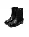 Camion Boot Black Leather