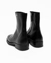 Camion Boot Black Leather