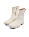 Slim Camion Boot Dirty White Waxed Suede