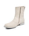 Slim Camion Boot Dirty White Waxed Suede