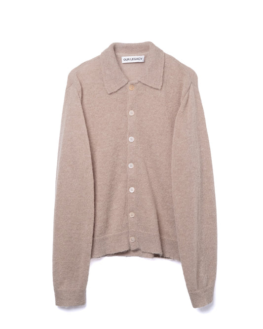 Evening Polo Soft Sage Fuzzy Alpaca
