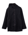 Liner Jacket Black Stamped Wool