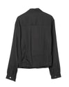 Sift Zip Shirt Ashen Black Warmth Viscose