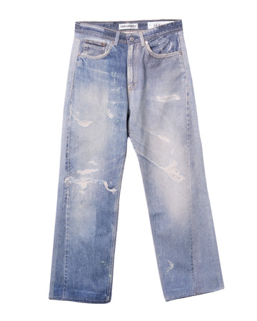 Third Cut Digital Denim Print