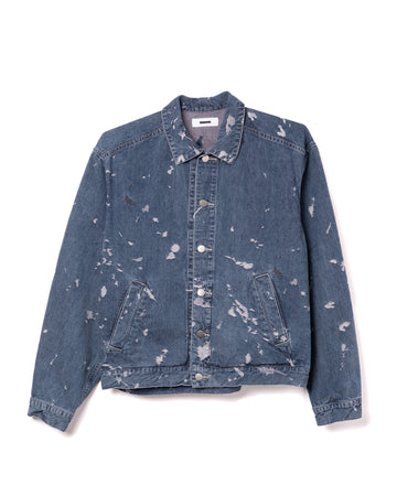 Denim Jacket Cotton Jacquard