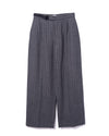 Tacked Trouser Wool Blend Gray