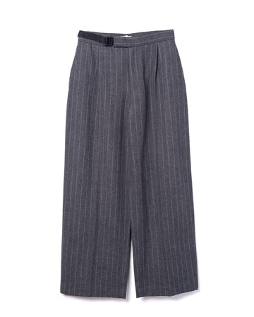 Tacked Trouser Wool Blend Gray