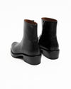 Charro Lugged Boot Leather Black