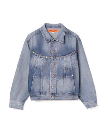 Twist Trucker Jacket Cotton Washed Indigo