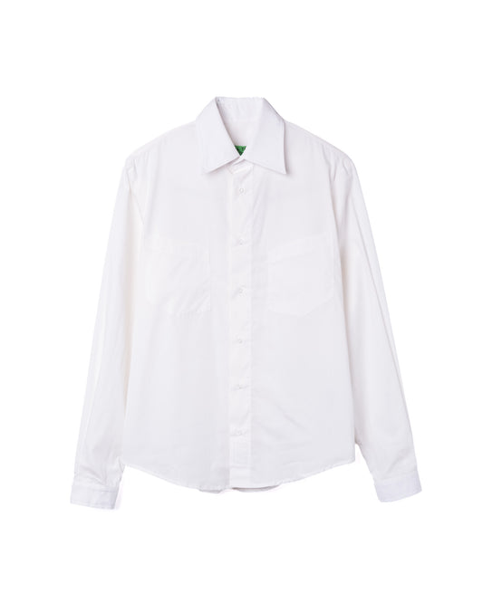 Western Dress Shirt Cotton Off White