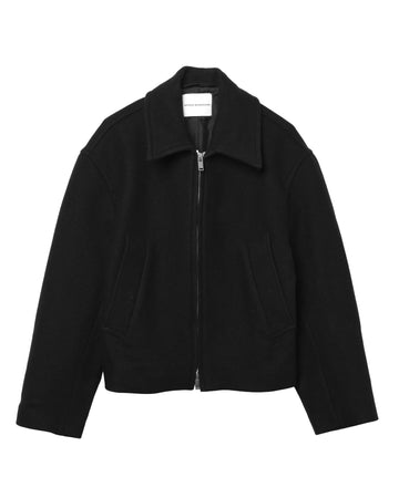 Grevan Coat Wool Cashmere Black