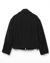 Grevan Coat Wool Cashmere Black