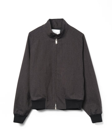 Over Harrington Jacket Brown Marl