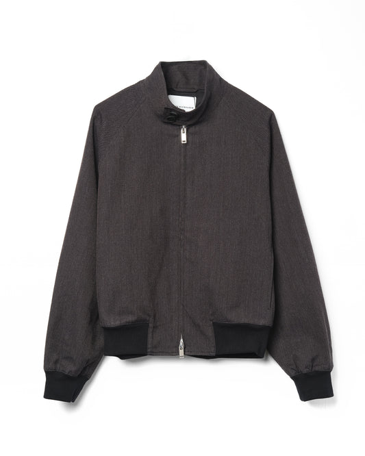 Over Harrington Jacket Brown Marl