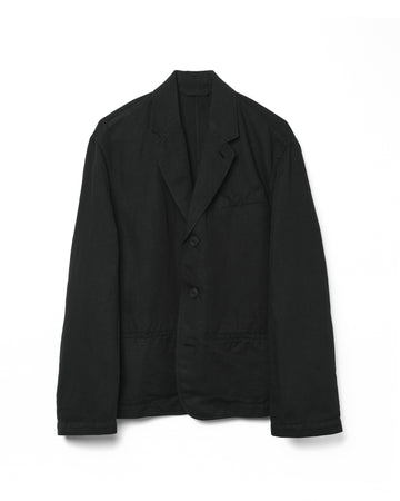 Spiel Jacket Cotton Linen Black