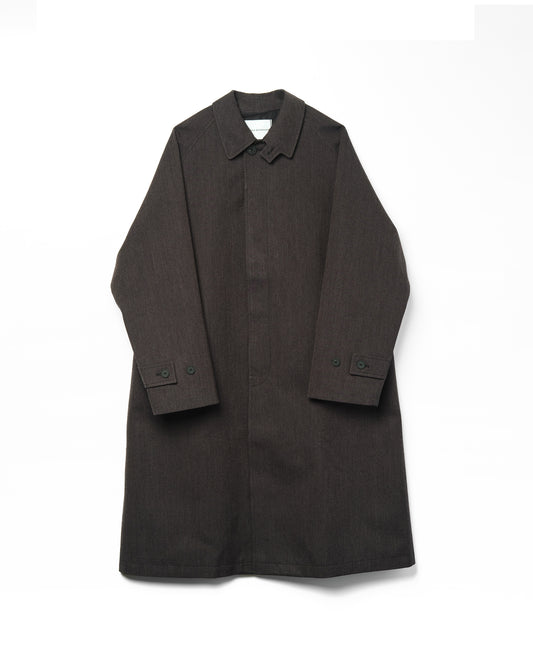 Crowe Trench Coat Brown Marl