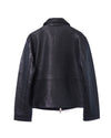 Short Jacket Leather Black