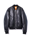 Flight Jacket Leather Black