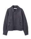 Harrington Jacket Wool Blend Antracite