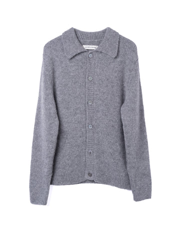 Alpaca Cardigan Alpaca Blend Grey Melange