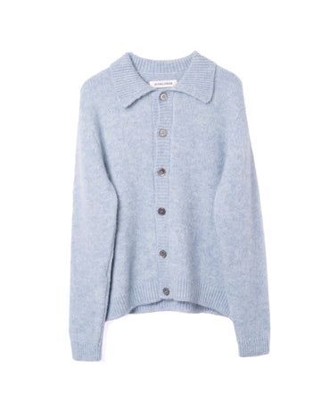 Alpaca Cardigan Alpaca Blend Light Blue